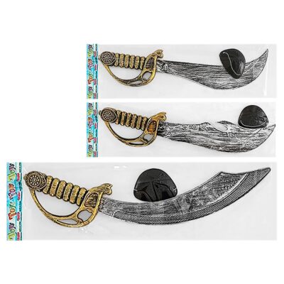 Σετ Σπαθί Πειρατή με Μάτι 2 τεμ 50cm Carnavalista 232746