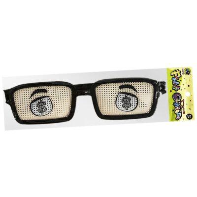 Γυαλιά Ορθογώνια Ζωγραφισμένα Μάτια 14x5cm Carnavalista 23304