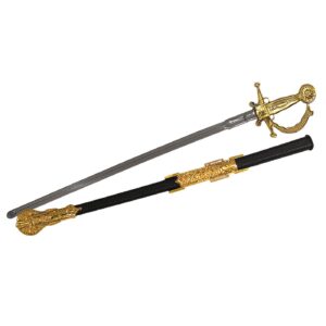 Σπαθί Χρυσό Χρώμα 65x12cm Carnavalista 23315