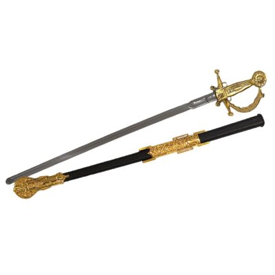 Σπαθί Χρυσό Χρώμα 65x12cm Carnavalista 23315