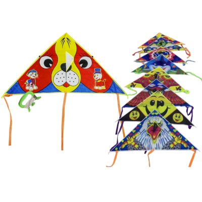 Αετός Τριγωνικός με Σχέδιο με Ουρά 110x53cm Carnavalista 23483