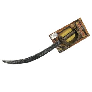 Σπαθί Πειρατή με Χαρτόνι Χρυσή Λαβή 54x10cm Carnavalista 23850