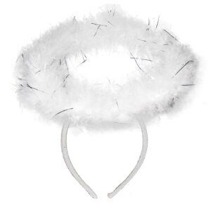 Στέκα Λευκή Αγγέλου ø16cm Υ=20cm Carnavalista 231014