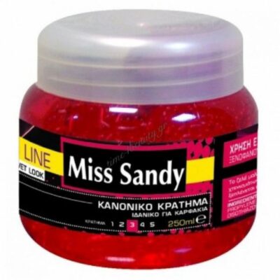 Miss Sandy Ζελε Κοκκινο Για Κανονικο Κρατημα Νο 3 / 250ml