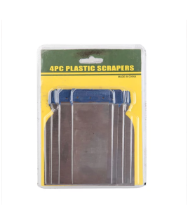 Σπατουλα Με Inox Λαμα Και Πλαστικη Λαβη Σετ 4 Τεμαχια