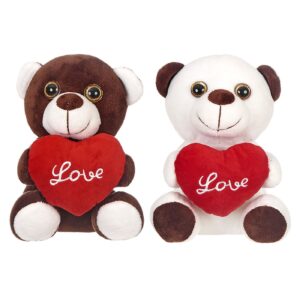 79-384.jpg Αρκουδάκι Λούτρινο με Καρδιά Love 20cm ToyMarkt 99404