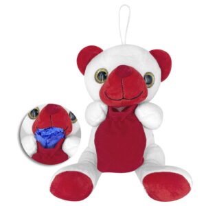 79-493.jpg Αρκουδάκι Λούτρινο με Πουγκί Δώρου 20cm ToyMarkt 99513