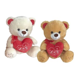 79-501.jpg Αρκουδάκι Λούτρινο με Καρδιά 40cm ToyMarkt 99521