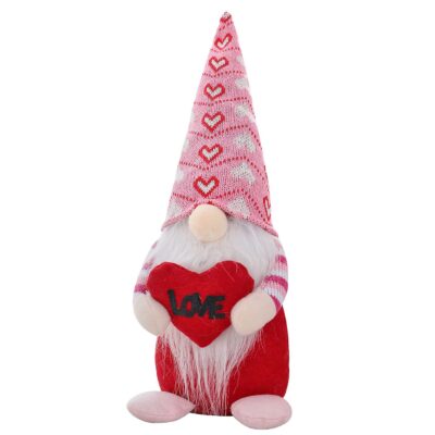 Νάνος Πάνινος με Καρδιά Love 36cm ToyMarkt 99542