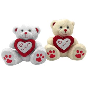 79-526.jpg Αρκουδάκι Λούτρινο με Καρδιά 30cm ToyMarkt 99546