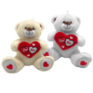 79-529.jpg Αρκουδάκι Λούτρινο με Καρδιά 30cm ToyMarkt 99549