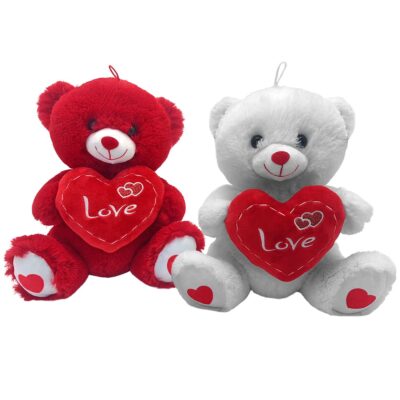 Αρκουδάκι Λούτρινο με Καρδιά 30cm ToyMarkt 99550