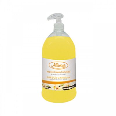 Allways Κρεμοσαπουνο Με Αρωμα Βανιλια Με Αντλια 1lt