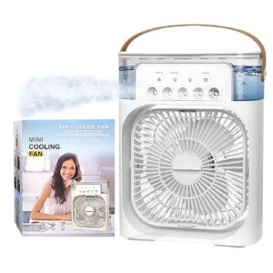 Ανεμιστήρας Ψεκασμού Νερού με φως 26x20x9cm Homie 49191