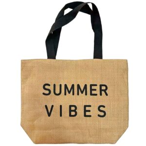 Τσάντα Παραλίας Ψαθόχαρτο 52x35x14cm SummerTiempo 623367