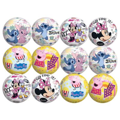 Μπάλα 23cm Peppa-Minnie-Stitch John Hellas 50082 - 50307 - 50518 - 50878