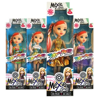 Κούκλα ArtTrend Πλεξούδα Κόκκινη 32x8,5cm ToyMarkt 922124