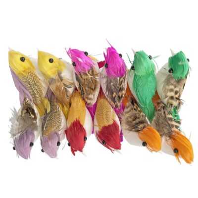 Πούλια Χρωματιστά πακ=12τεμ 9x3cm Bunny's 931031