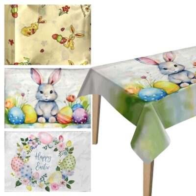 Τραπεζομαντηλο Πασχαλινό 180x140cm Bunny's 931317