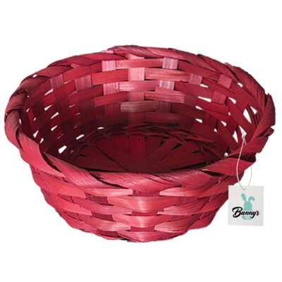 Καλάθι Bamboo Κόκκινο ø18x7cm Bunny's 931487