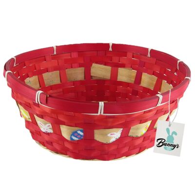 Καλάθι Bamboo με Σχέδιο ø30x12cm Bunny's 931489