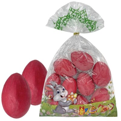 Αυγα Χάρτινα 9 τεμ Κόκκινα 6cm Bunny's 931584