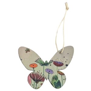 Στολίδι Κρεμαστό Πεταλούδα Λουλούδια 8x6cm Bunny's 931719