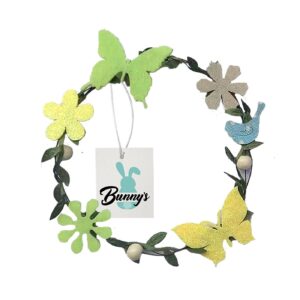 Στεφάνι Μεταλλικό Πεταλούδες-Πουλάκια ø21cm Bunny's 931991