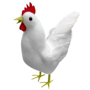 Κότα Λευκή Διακοσμητική Όρθια 24cm Bunny's 932210