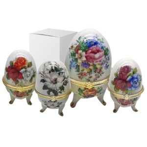 73-336.jpg Αυγό Πορσελάνινο Μπιζουτιερα 10x6cm Bunny's 93356