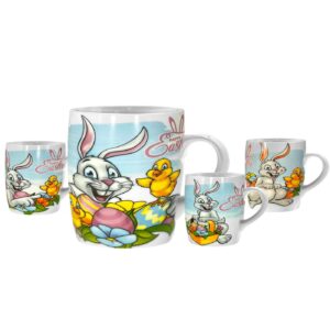 Κούπα Πασχαλινή Κεραμική 9,5x8,5cm 330ml Bunny's 93497