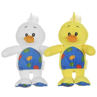 Παπάκι Άσπρο & Κίτρινο 15cm ToyMarkt 99411