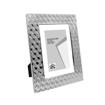 Κορνίζα Επάργυρη Καρό 10x15cm Homie 321951