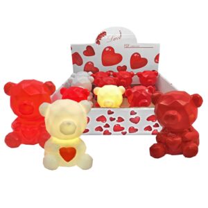 Αρκούδος Πολύγωνος με φως 6,5x5,5cm Homie 322043