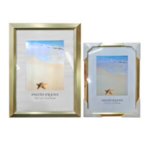 Κορνίζα Αλουμινίου Πλατιά Χρυσή 13x18cm Homie 322052