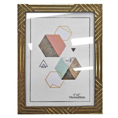 Κορνίζα Πλαστική Τύπου Ξύλο Σκούρο 15x20cm Homie 322065