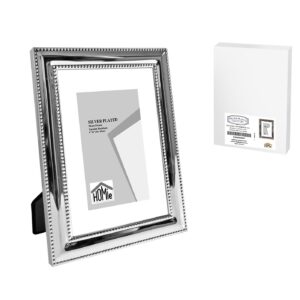 12-2056 Κορνίζα Επάργυρη με Διπλό Κέντημα 10x15cm Homie 322076