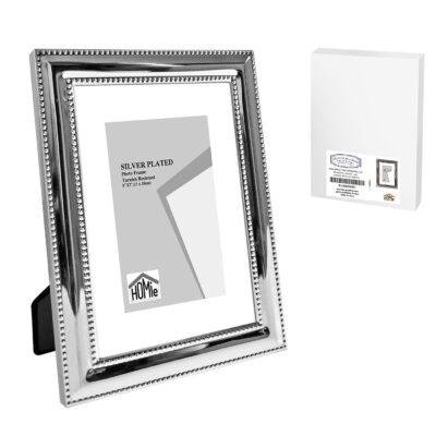 Κορνίζα Επάργυρη με Διπλό Κέντημα 13x18cm Homie 322077