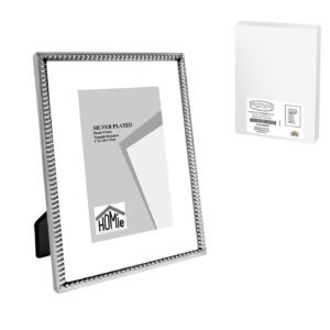 Κορνίζα Επάργυρη Λεπτή Πλέξη 10x15cm Homie 322079