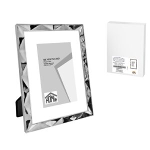 12-2065 Κορνίζα Επάργυρη Πολύγωνο Σχέδιο 10x15cm Homie 322085