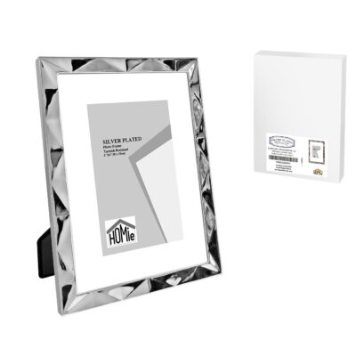 Κορνίζα Επάργυρη Πολύγωνο Σχέδιο 10x15cm Homie 322085