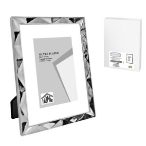 12-2066 Κορνίζα Επάργυρη Πολύγωνο Σχέδιο 13x18cm Homie 322086