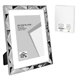 12-2067 Κορνίζα Επάργυρη Πολύγωνο Σχέδιο 15x20cm Homie 322087