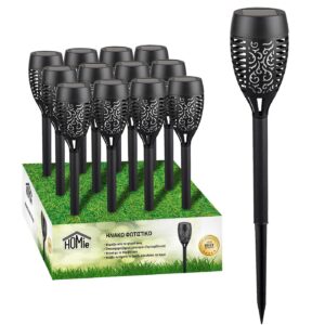 12-2082 Ηλιακό Φαναράκι εφε Φλόγας 50x7,2cm Homie 322102