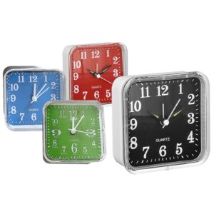 12-466 Ρολόι Ξυπνητήρι Τετράγωνο 9cm Homie 32486