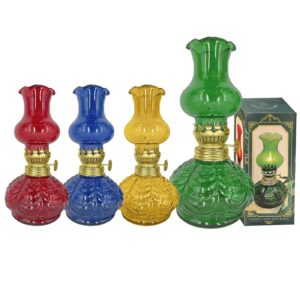 Λάμπα Παραφινέλαιου Στρογγυλή Έγχρωμη 18cm Homie 3289