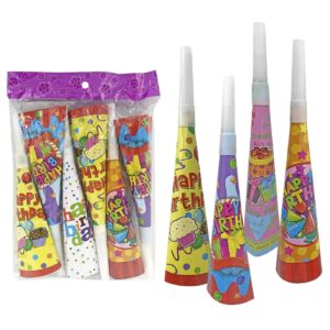 17-9 Χάρτινη Κόρνα για Πάρτυ σετ=6τεμ 20cm Homie 3729