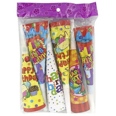 Χάρτινη Κόρνα για Πάρτυ σετ=6τεμ 20cm Homie 3729