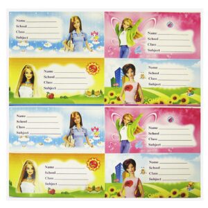 18-68 Ετικέτες Κοπέλα σετ=10ετικετες JustNote 3888