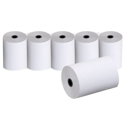 Χαρτοταινία Θερμική 80x80mm 65m 48gr Υ:80mm, 65m Χαρτί JustNote 39400